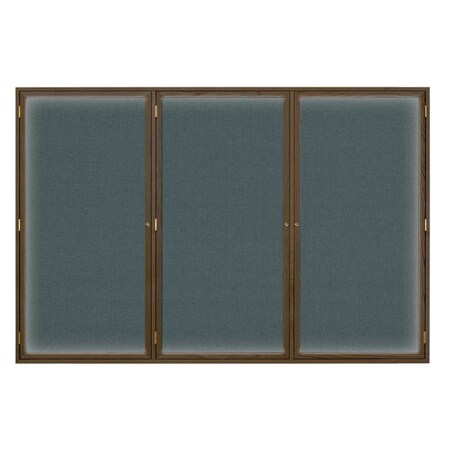 United Visual Products Open Faced Traditional Corkboard, 24x18" UV640A-BLACK-KEYLIME